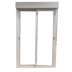 Balconera aluminio corredera persiana 218x120 cm Geom