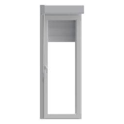 Balconera PVC practicable persiana derecha 217x90 cm Geom