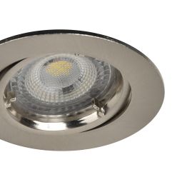 Downlight empotrable led cromo orientable Cooke & Lewis