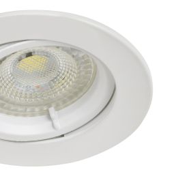 Pack 3 downlight empotrables led blanco orientable Cooke & Lewis
