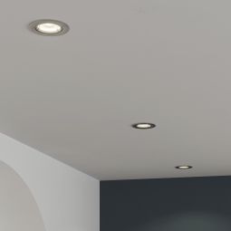 Pack 3 downlight empotrables led cromo orientable Cooke & Lewis