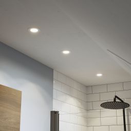 Pack 3 downlight empotrables led interior blanco Cooke & Lewis