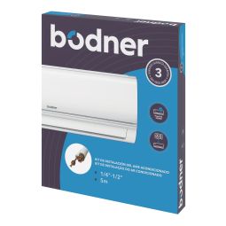 Kit instalación aire acondicionado 1/4-1/2 5 m Bodner.