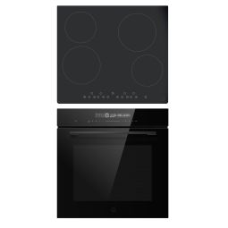 Pack vitrocerámica y horno 72L GoodHome