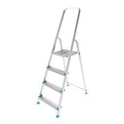 Escalera de tijera de 4 peldaños Mac Allister