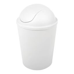 Papelera plástico blanca Glomma