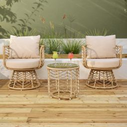Conjunto de jardín para 2 personas Omalos GoodHome