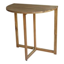 Mesa de balcón consola plegable de madera de Acacia Lyco GoodHome