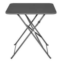 Mesa de jardín plegable 70x70cm de acero Saba GoodHome 