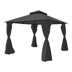 Pérgola de acero Thar 3x3m GoodHome