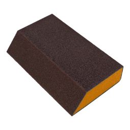 Taco de lija angular grano superfino 125x75mm Magnusson