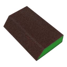 Taco de lija angular grano medio 125x75mm Magnusson