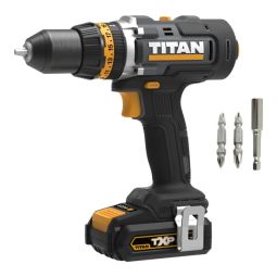 Taladro percutor 18V 1x2Ah Titan
