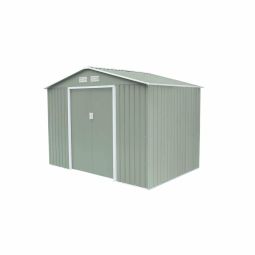 Caseta metálica jardín gardiun leeds 5,30 m² exterior 277x191x202 cm acero