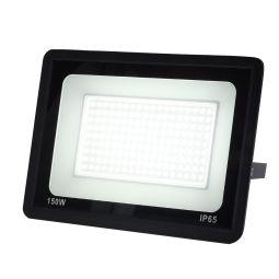 Foco proyector LED exterior 150w Negro, luz fría 6000k, 15750lm, ip65,