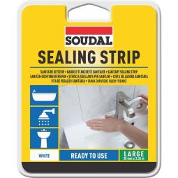 Cinta selladora sanitaria soudal 38 mm x 3,35 m