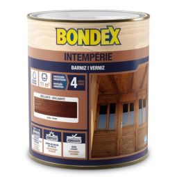 Barniz intemperie brillante caoba 0,750 L Bondex