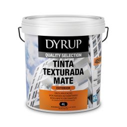 Pintura texturizada blanca mate 4 L Dyrup