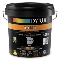 Pintura interior/exterior D1000 blanco mate 4L Dyrup
