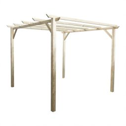 Pérgola de madera 3x3m
