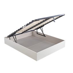 Canapé somier 160x200cm royal sleep blanco montaje incluido