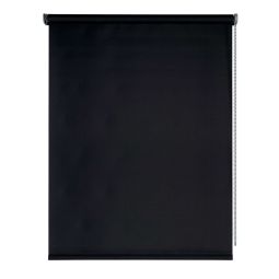 Storesdeco|estor opaco moon, estor enrollable blackout negro, 200 x 250 cm