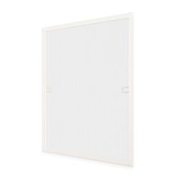 Mosquitera fija para ventana 130x150 cm - blanco - fibra de vidrio
