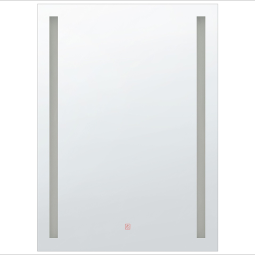 Espejo de baño LED martinet 60 cm 80 cm plateado