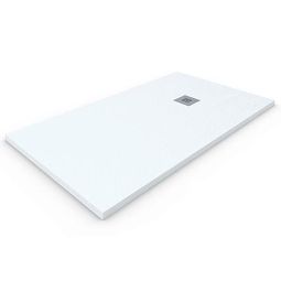 Plato de ducha resina extraplano. Blanco ral: 9003 75x180cm