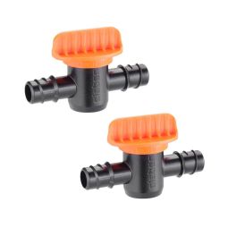 Pack 2 valvulas de cierre 1/2" claber