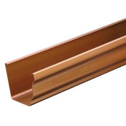 Canalón cornisa pvc color cobre 4 m