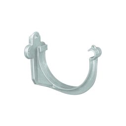 Soporte de canalón pvc curvo gris 125 mm