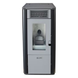 Estufa pellet gris 10kW Stove Canadian