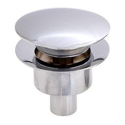 Kibath válvula clic clac lavabo bidet acabado cromo brillo de latón