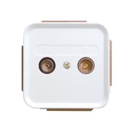 Toma tv intermedia "simon 31" blanco