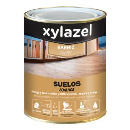 Barniz suelos al agua satinado incoloro 4 l