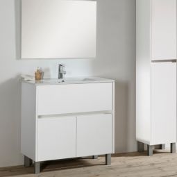 Mueble de baño Teleno color blanco 80x45cm