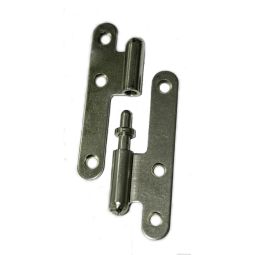 Pack 3 pernios inox 95 mm dcha canto curvo