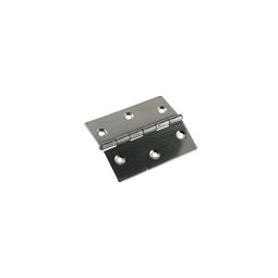 Dos bisagras de acero inoxidable 80x60mm