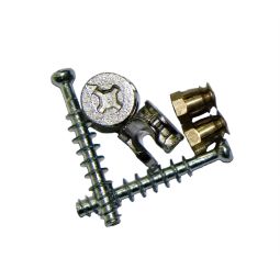 Enganche excéntrico aglomerado 19mm MD 10uds