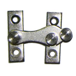 Aldaba hierro niquelado 60mm derecha 1ud