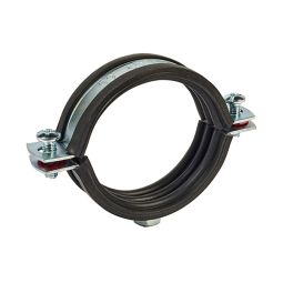 Abrazadera isofónica Ø 60 mm + tornillo M8 + taco FX10 acero 2 uds