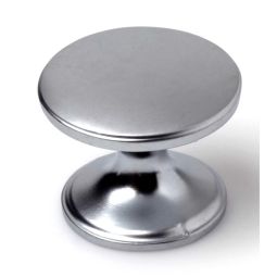 Pack 6 pomos zamak 33 mm 756 cromo mate