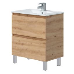 Mueble de baño Thea color roble 70x45cm