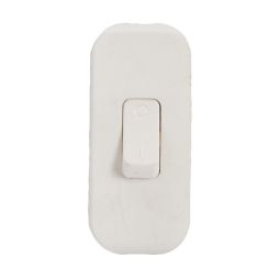 Interruptor de paso blanco
