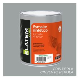 Esmalte sintético brillo gris perla 750ml Blatem Core