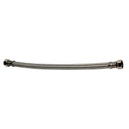 Latiguillo acero inox m 3/8" - h 1/2" 20 cm