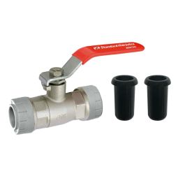 Llave esfera  polibutileno 22 mm