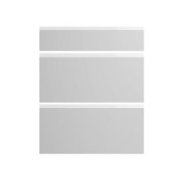 Frente de cajón cocina Star tirador blanco blanco Brillo 70 x 50 cm