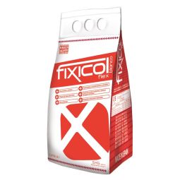 Cemento cola fixicol flexible blanco 5 kg